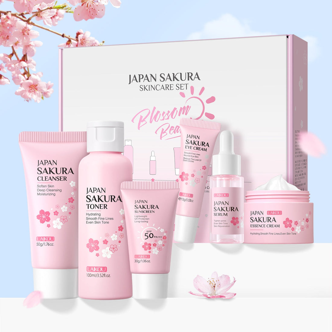 Cherry Blossom Skincare Set